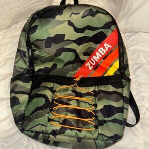 Zumba explore camo backpack